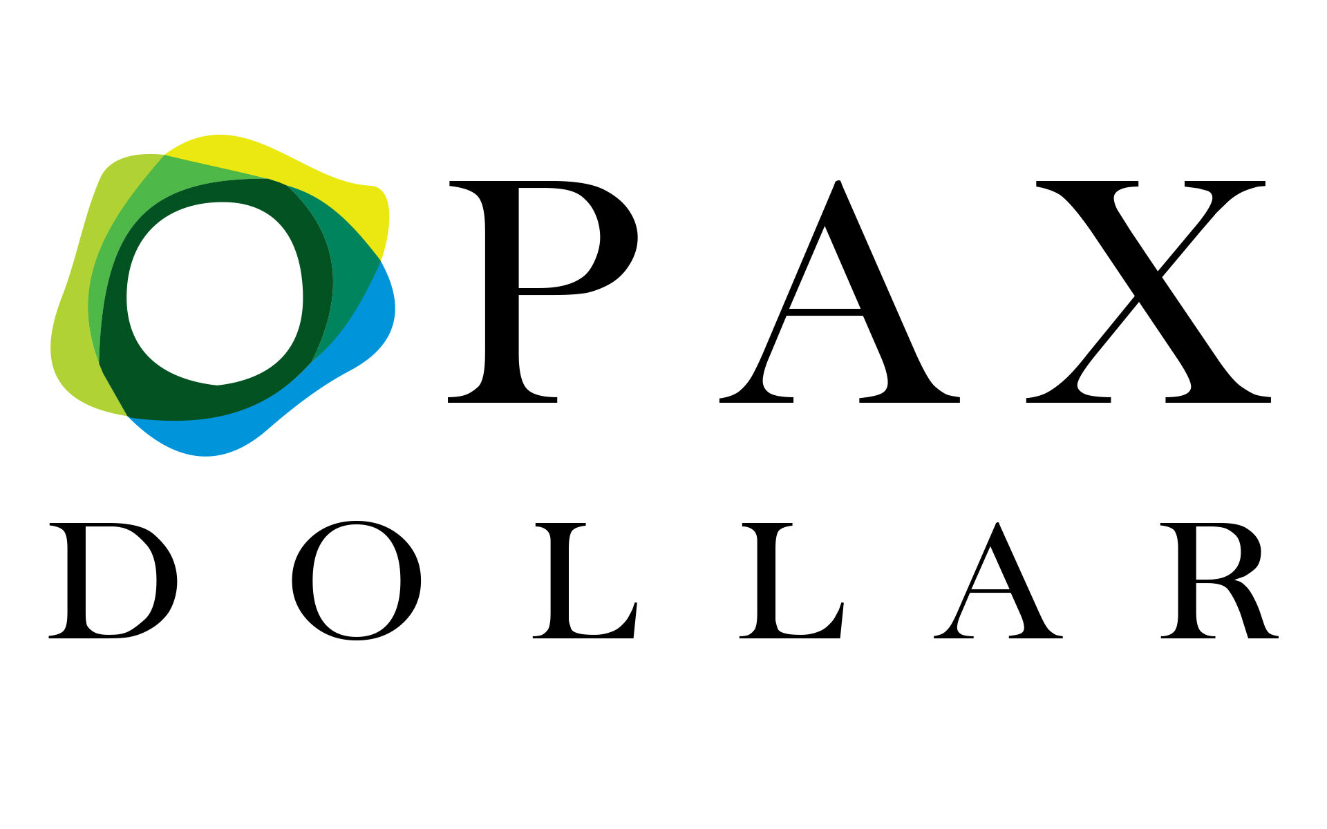 Paxos Dollar written on the a white background with logo